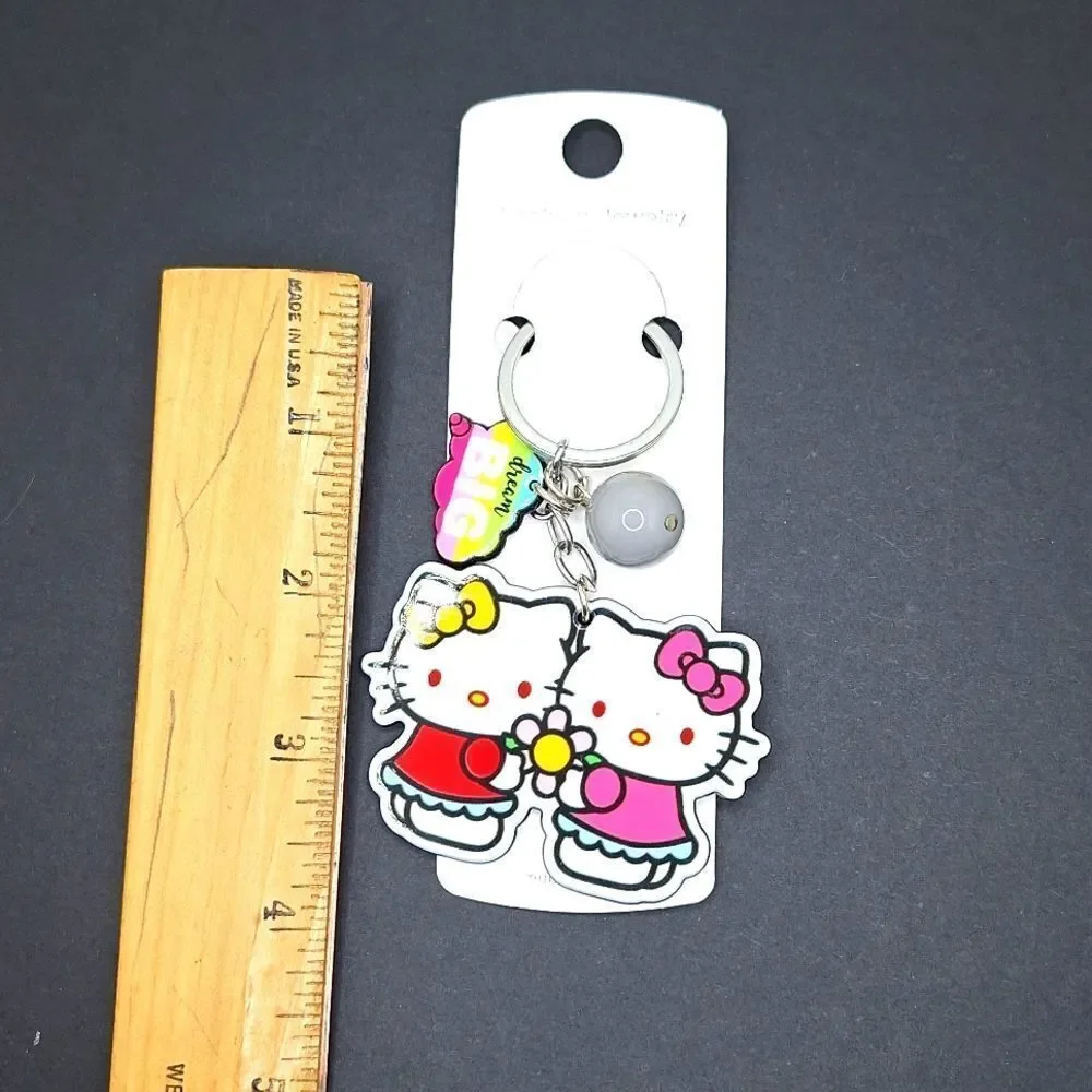 Hello kitty pink bow rainbow cloud dream big ac…